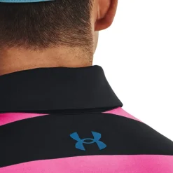 Outlet Men's Playoff 3.0 Rugby YD Stripe Golf Polo Shirt Men's Polo Shirts