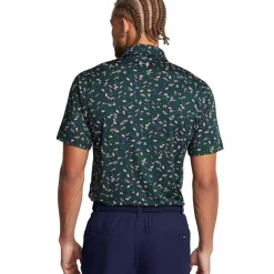 Best Men's Playoff 3.0 Open Floral Printed Golf Polo Shirt Men's Polo Shirts