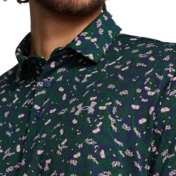 Best Men's Playoff 3.0 Open Floral Printed Golf Polo Shirt Men's Polo Shirts