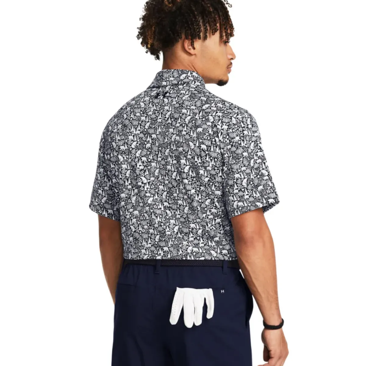 Online Men's Playoff 3.0 Bear Botanic Printed Golf Polo Shirt Men's Polo Shirts