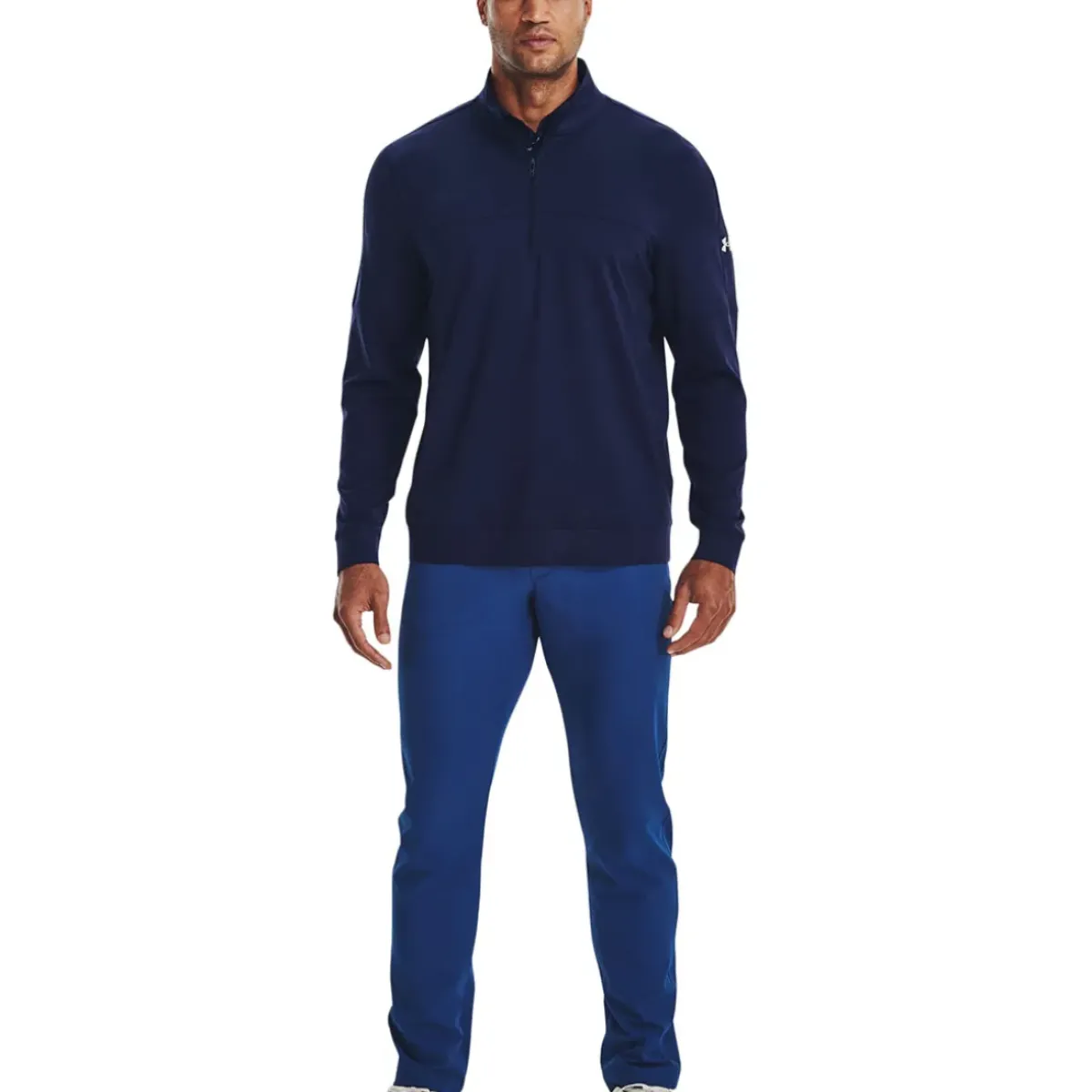 Online Men's Storm Crestable Half Zip Golf Midlayer Men's Sweaters|Men's Midlayers