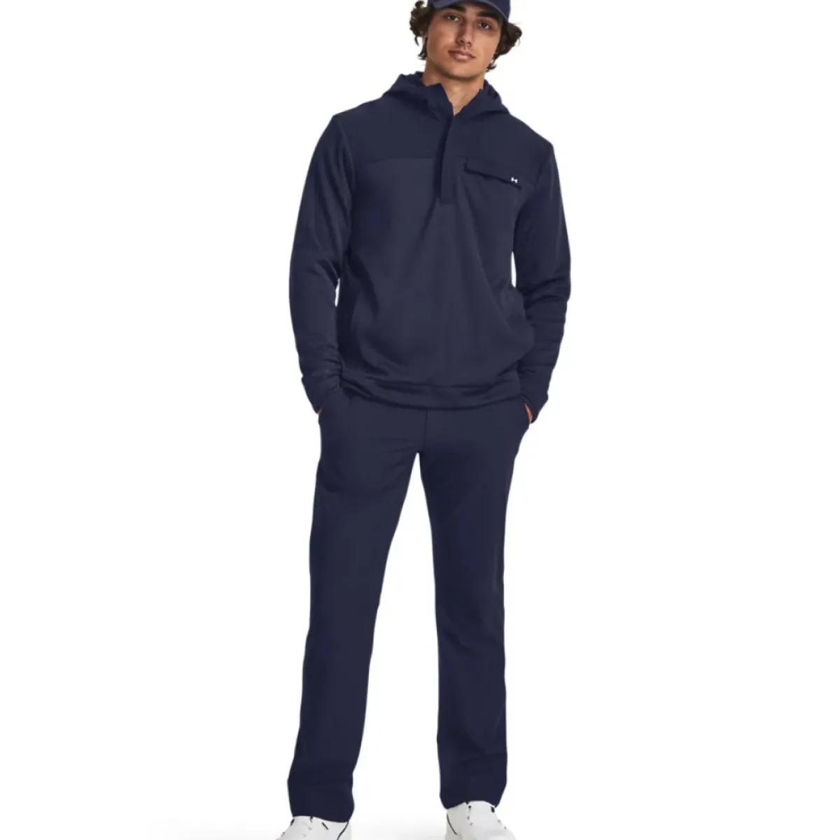 Hot Men's Storm Sweater Fleece Quarter Zip Golf Hoodie Men's Hoodies|Men's Sweaters