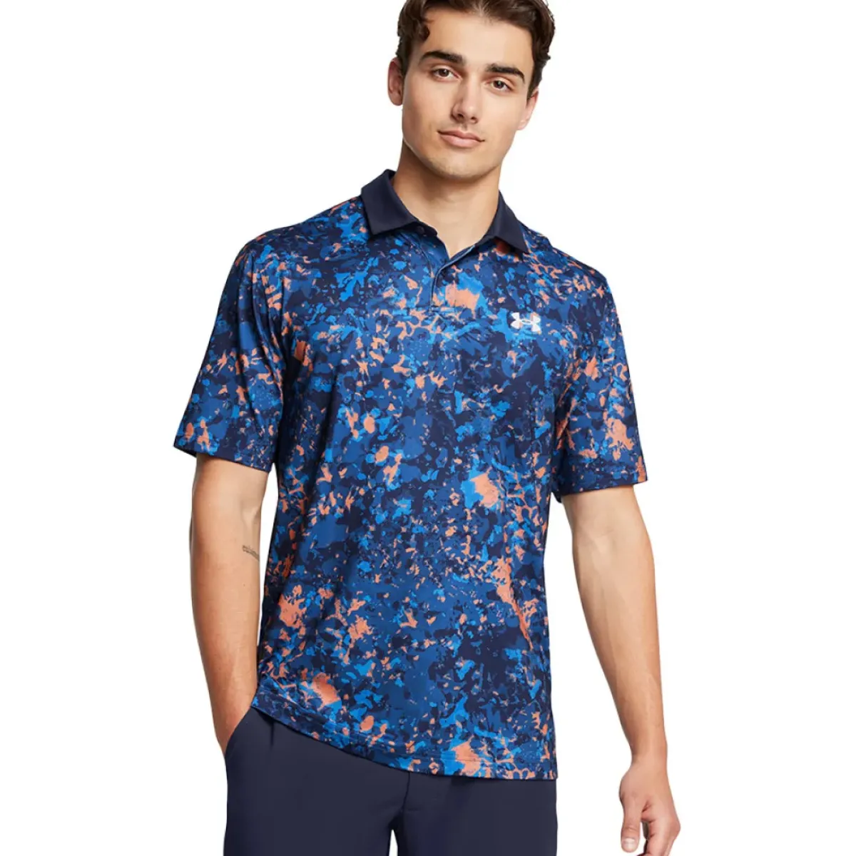 Hot Men's Tee to Green Printed Golf Polo Shirt Men's Polo Shirts