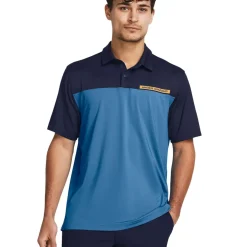 Hot Men's T2G Colour Block Golf Polo Shirt Men's Polo Shirts