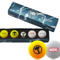 Clearance Marvel 4 Golf Ball Pack with Marker Ladies Golf Balls