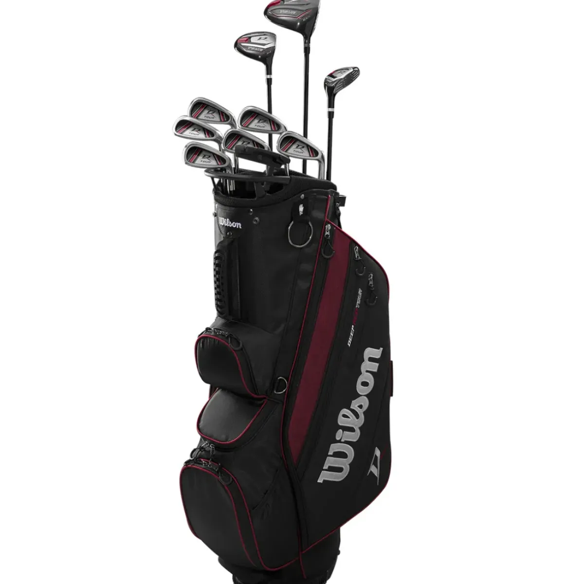 Clearance Men's Deep Red Tour Golf Package Set New To Golf Guide|New To Golf Guide