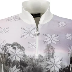 New WINTER POWER PRINT TROYER (dry Ladies 108 32    WHT Ladies Midlayers|Men's Midlayers